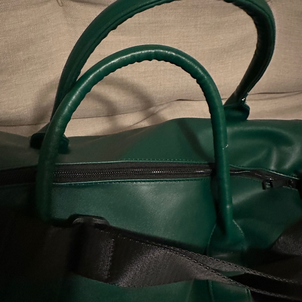 Basquiat Green Duffel Bag for Men - Picture 7 of 9